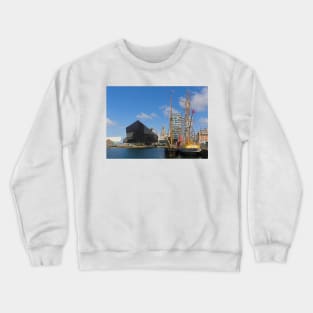 The Liverpool Waterfront, England, UK Crewneck Sweatshirt